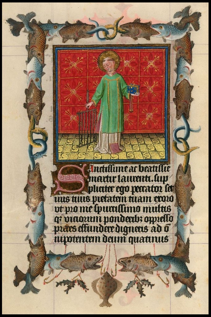 The Hours of Catherine of Cleves (Morgan exhibition)(cropped page)