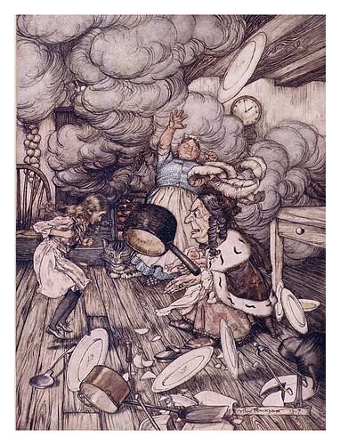 005-Pig and pepper-Alice's adventures in Wonderland-1907- Arthur Rackham
