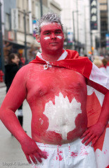 Canadian Fans at the Olympics