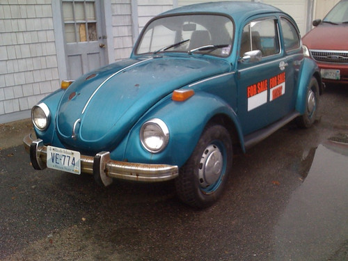 This is the 1971 Volkswagen Beetle that I just purchased