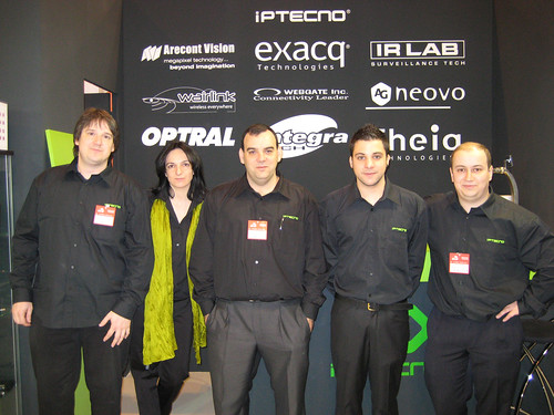 In the IPtecno booth at SICUR 2010 1