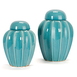 turquoise canisters z gallerie