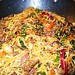 (Japchae) Stir-fried noodles with vegetables