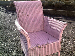 old lloyd loom chair