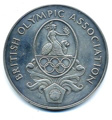 1976 British Olympic Association medal (obverse)
