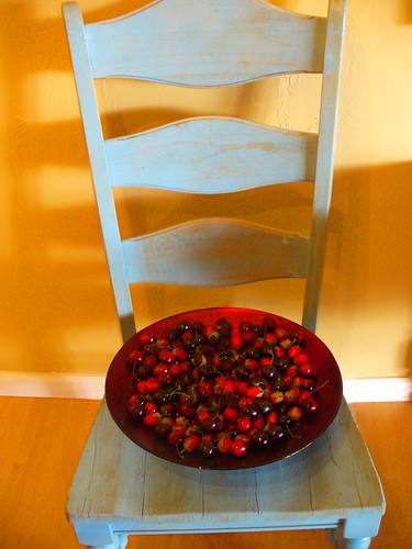 chair of cherries