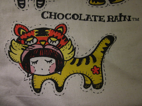Year of the Tiger tote by Chocolate Rain.