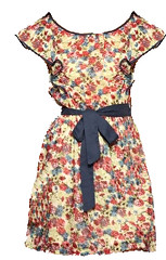 ribbon dress, clothesline, fashion blog