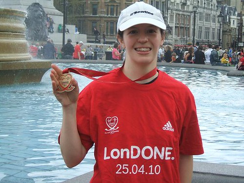 London t shirt and medal
