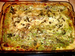 Caramelized Onion and Spring Spinach Lasagna