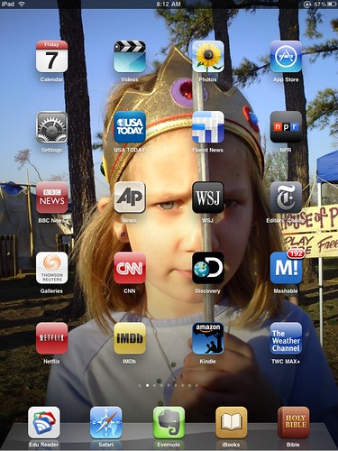 Current iPad Home Screen: 7 May 2010