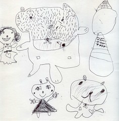 5.6ys-20100203-yoyo畫熊與兔及自己