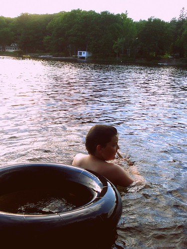 Adam in the water