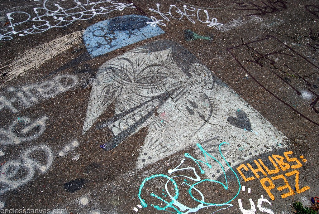 Chubs Pez Graffiti in San Francsico, California. 