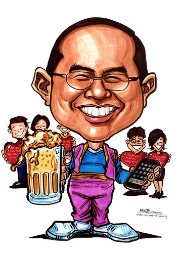 Caricature for Ministry of Manpower (MOM) - genie