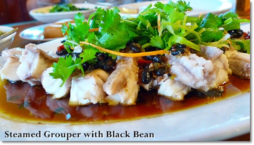 Steamed Grouper with Black Bean