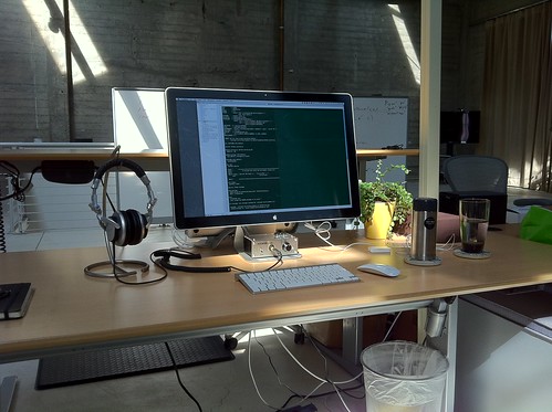 My Desk @ SimpleGeo SF