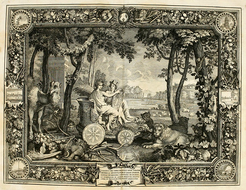 016- Los elementos-la tierra-Tapisseries du roy, ou sont representez les quatre elemens 1690- Sebastien Le Clerc