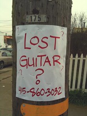 Lost guitar???