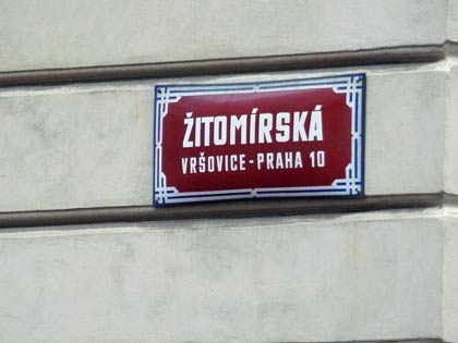 Житомирская улица в Праге