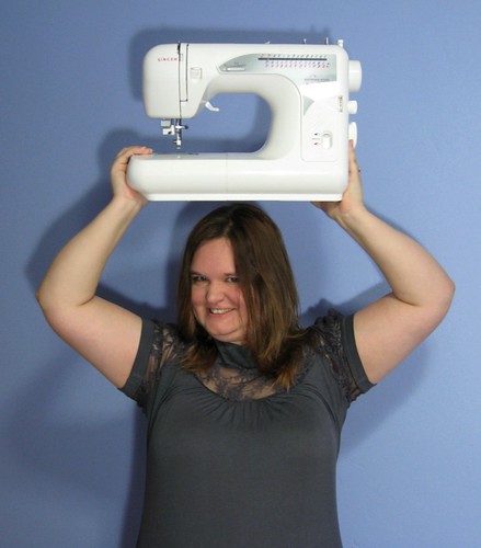Me and my sewing machine