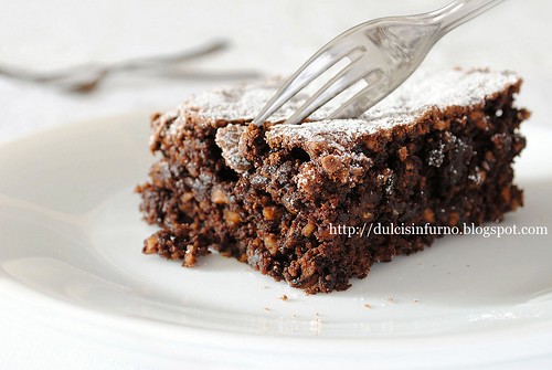 Torta di Nocciole e Cioccolato-Chocolate and Hazelnut Cake