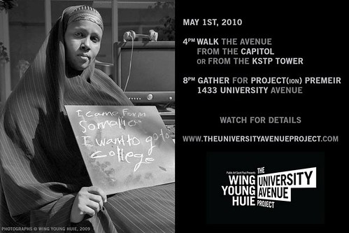 Wing Young Huie, University Avene Project opens May 1, 2010
