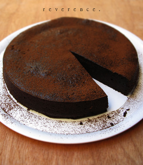 Chocolate, Almond Cake
