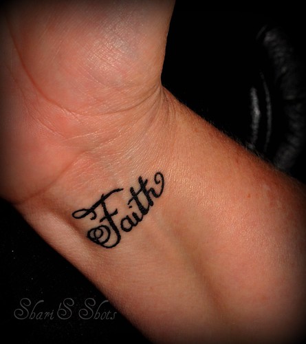 Faith Tattoo. My new tat!
