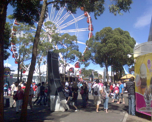Ferris wheel at the show