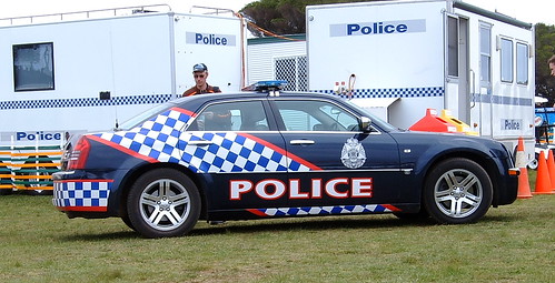 Chrysler 300c police car