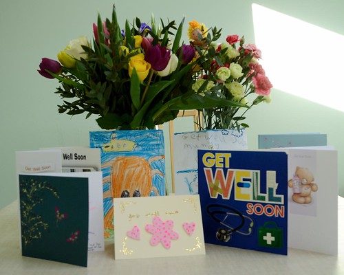 Flowers and cards