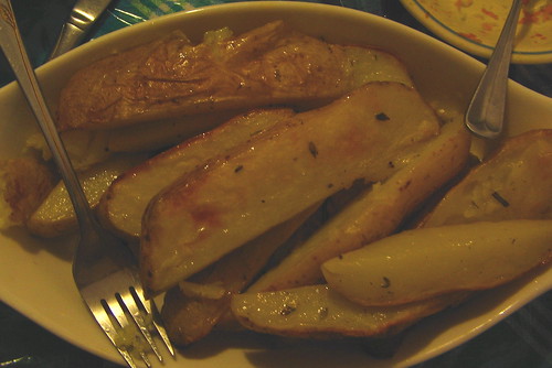 herbed roasted potato wedges