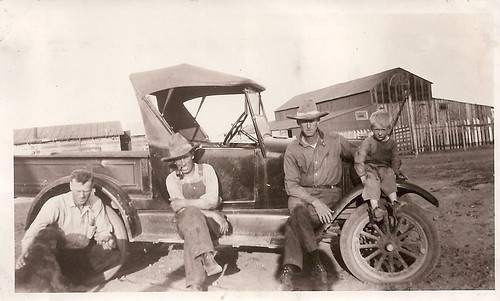  William Gillespie, Osea Sundberg and Bill Gillespie in Amor, Minnesota.