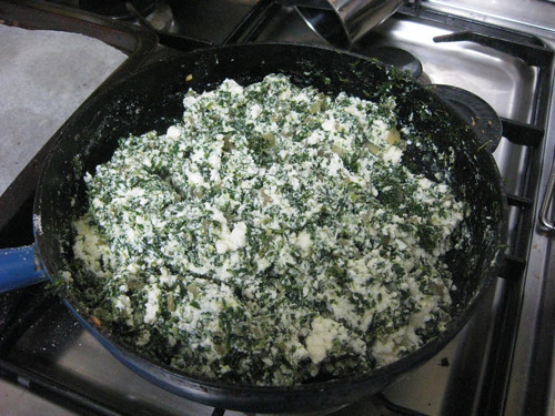 Spinach and Ricotta filling