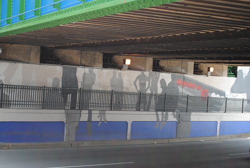 under bridge mural