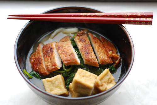 pork chop udon soup