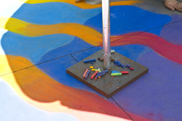 Chalk Festival Color Swirls