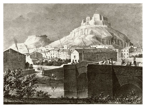 002-Castillo de Monzon 1844-Recuerdos y bellezas de España Vol 1-Aragon