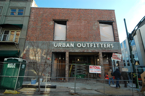 Urban Outfitters new sign