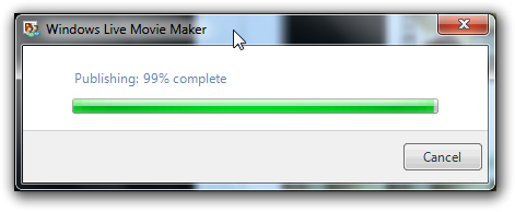 Publishing video directly to YouTube from Windows Live Movie Maker