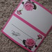 Pink Rose Custom Wedding Escort Card <a style="margin-left:10px; font-size:0.8em;" href="http://www.flickr.com/photos/37714476@N03/4276188979/" target="_blank">@flickr</a>