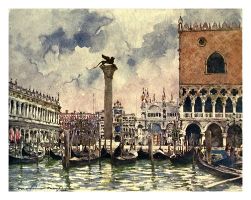 013- Plaza de San Marcos-Venice – 1904-Dorothy Menpes