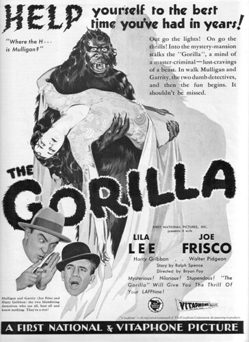 THE GORILLA (1927) Magazine Ad