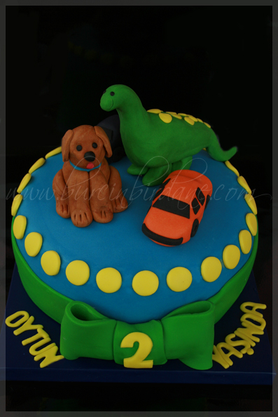 Dog Dino Cake