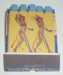 MATCHBOOK THE CLUB SAVANNAH NEW YORK NEW YORK. (ussiwojima) Tags: ny newyork black bar advertising lounge cocktail americana girlie feature matchbook matchcover theclubsavannah
