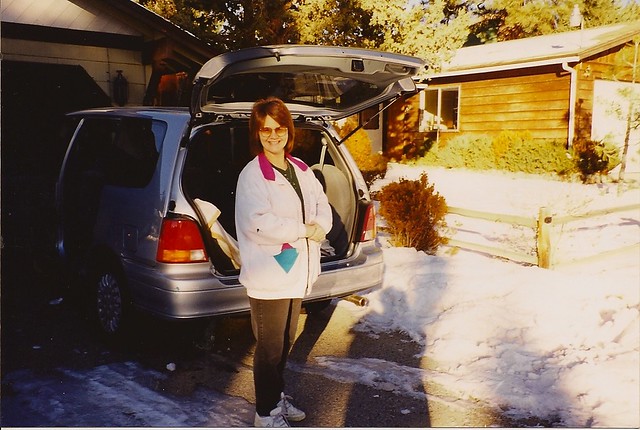 california family snow mountains cars honda automobile trips 1997 odyssey bigbear