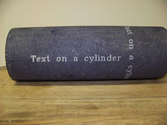Text on a Cylinder