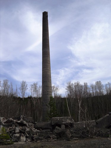 Steel Dam at Redrock, near Houghton, Michigan