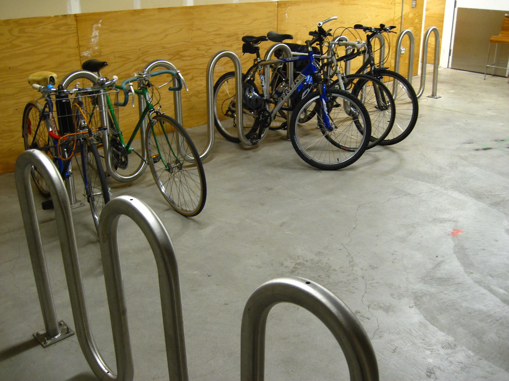 Parked bikes